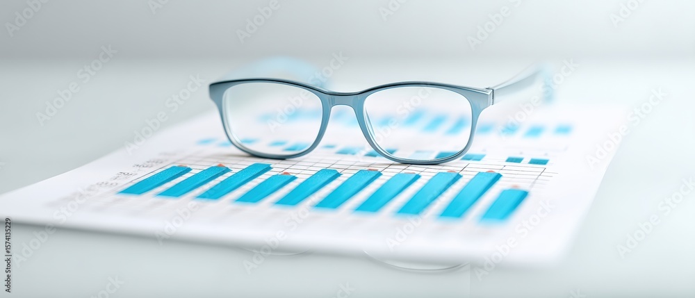 Poster analysis presentation with data visuals office environment business report clear viewpoint insightfu