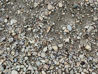 Rough background, Sand and rock dirt ground for texture backdrop