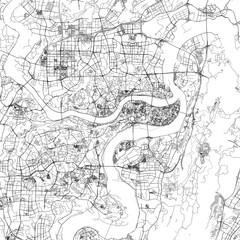 Fototapeta premium 3D illustration of city and urban in Chongqing China