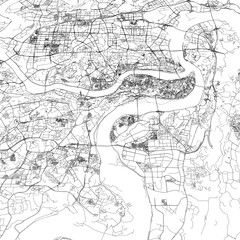 3D illustration of city and urban in Chongqing China