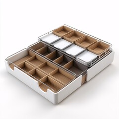 Buy drawer organizer inserts online: modular drawer storage system for kitchen, bathroom, and office organization