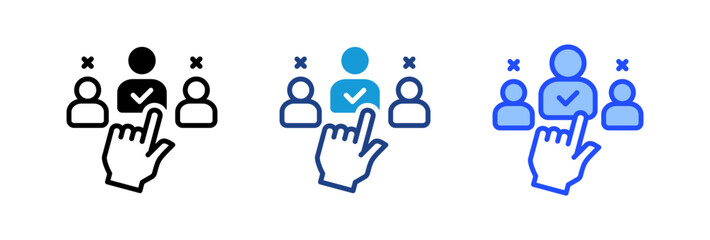 Fototapeta premium Selection Icon