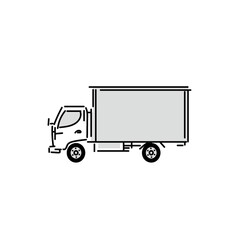 vector delivery truck