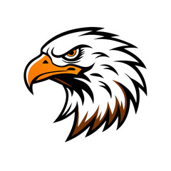 Fototapeta premium Eagle head logo mascot design 