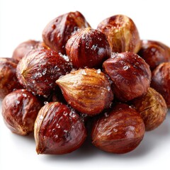 Obraz premium Natural and delicious dates displayed beautifully on a white background