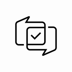 favorite message bubble icon vector sign
