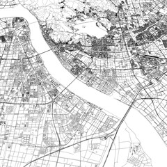 3D illustration of city and urban in Hangzhou China