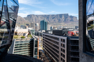 Kapstadt Skyline Tafelberg Stadtpanorama