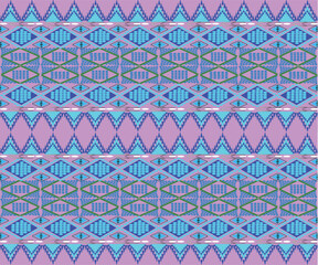 seamless geometric pattern with blue and pink tone