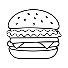 fast food illustration