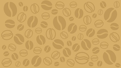 Nice delicate coffee beans background