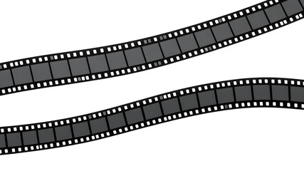 Obraz premium Film strip png, film reels png, film reels png transparent film strip isolated on white, old film reels background.