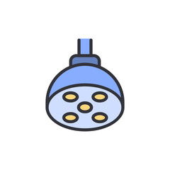 Isolated Surgical Lamp Icon With A Transparent Background Design