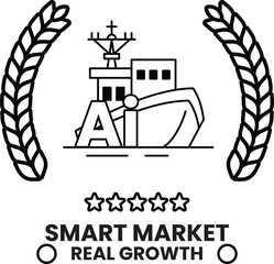 A boat with the letters A and I on it