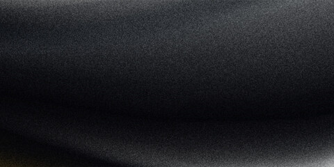Dark gray black grainy background noise texture monochrome gradient for web banner header poster backdrop design