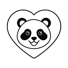 love panda design