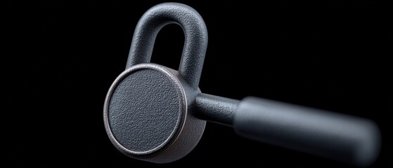 Exploring security innovative lock mechanism demonstration industrial setting close-up view advanced technology concept