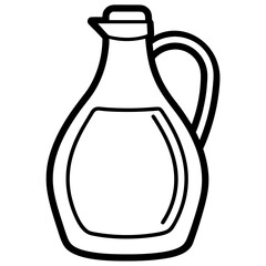 Oil jug icon  Design AI Generated Jewish Holiday Symbol for Microstock Use