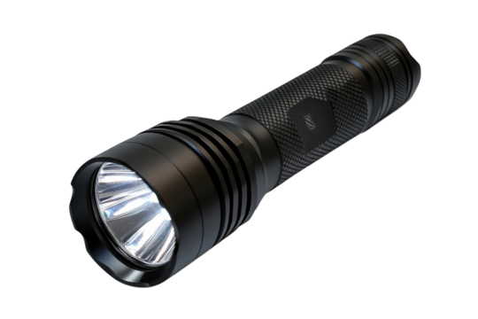 Tactical Torch Power Beam Powerful Bright Flashlight Emergency Lighting Equipment Gear Outdoors