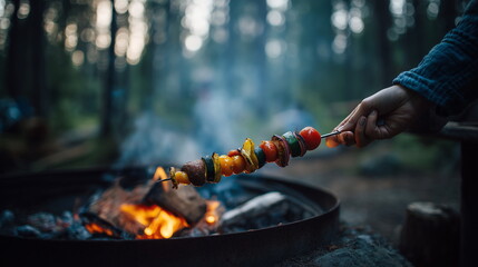 Fototapeta premium Vegetable Kebab