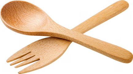 Crossed wooden spoon and fork (1)