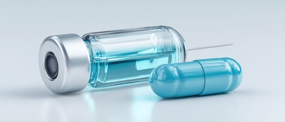 Vaccination process laboratory medical equipment controlled environment close-up health awareness