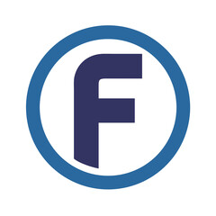 parking sign on white background f