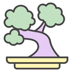 bonsai color style icon