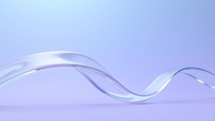 Obraz premium Elegant Glass Wave