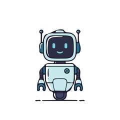 Fototapeta premium Robot vector design for animation and motion graphics