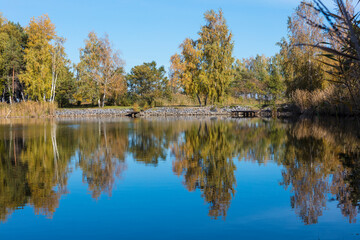 Ukraine Kiev Sea on a sunny summer day