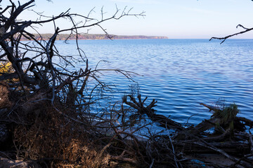 Ukraine Kiev Sea on a sunny summer day