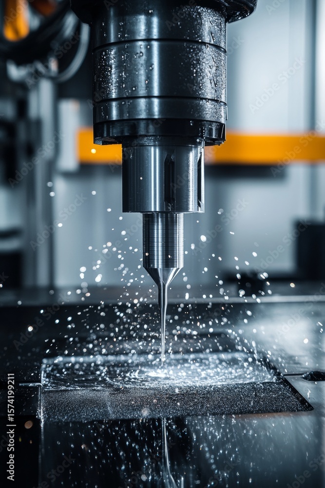Poster precision engineered product manufacturing with automated machinery and cnc milling techniques