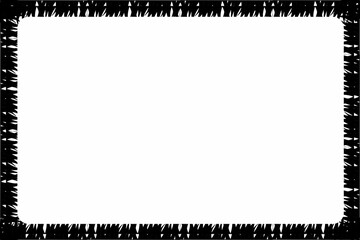 Simple Border Frame with White Background and Green Photo Frame