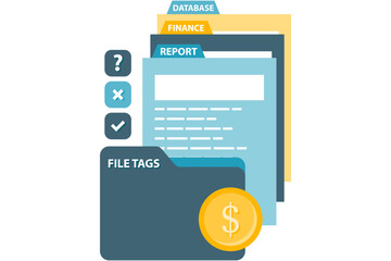color coded file tags