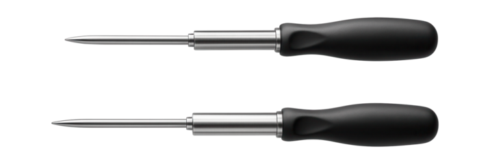 Adjustable length skewers that can be extended to hold more food, great for versatile home grilling.