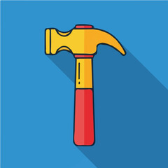 Hammer vector design for motion graphics