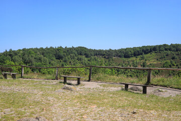 Viewpoint on Wilseder Berg overlooking Totengrund – the beautiful valley in the Behringer Heath...