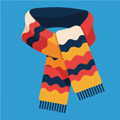 Scarf vector design for advertising