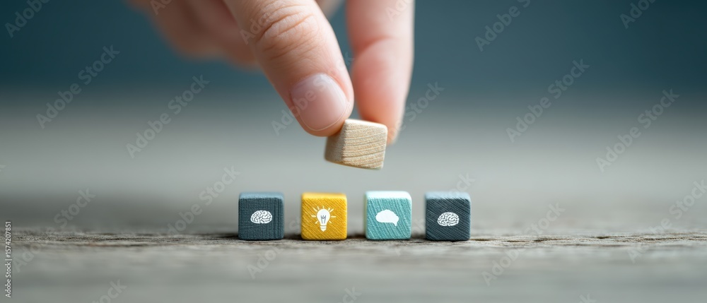 Aufkleber strategic decision making office environment image of brainstorming professional setting close-up vi