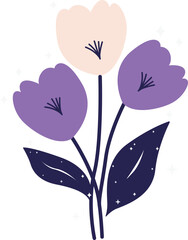 Obraz premium vetor illustration of a flower bouquet