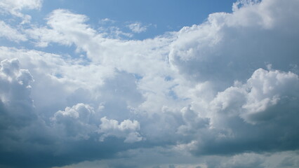 The sky is a beautiful canvas with dramatic cloud patterns that captivate observers