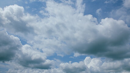Vibrant Dynamic Cloudscapes Set Against Stunningly Bright Blue Skies Full of Life