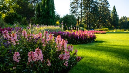 flowers in the park