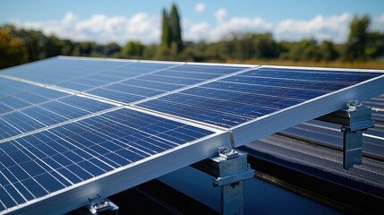 Solar panel wind resistance clamp system mounting hardware secure rooftop installation renewable energy photovoltaic technology