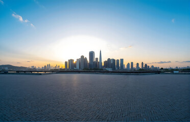 City Sunset Panorama