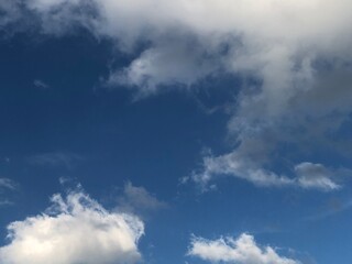 blue sky with clouds