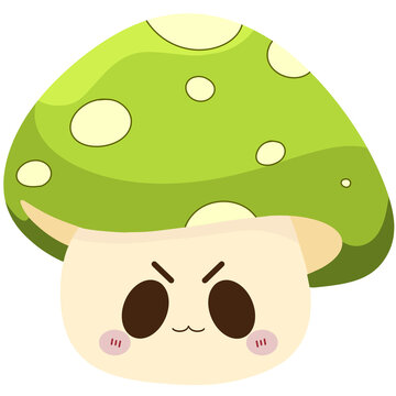 Mochi Mushroom Green Glee