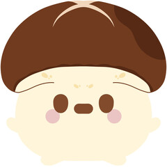 Shy Shiitake mushroom