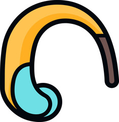 Wireless Earphone Icon: Modern Audio Technology for Listening